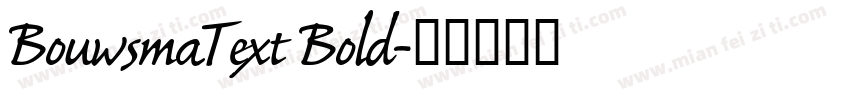 BouwsmaText Bold字体转换